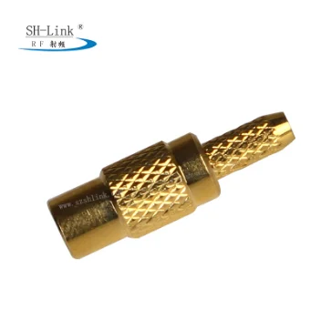 Rf coaxial connector McXk-1.5 MCX straight female head pressing RG174 RG316 line GPS antenna seat (MCX-C-K1.5)